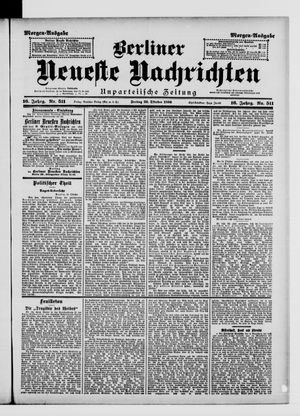 Berliner Neueste Nachrichten vom 30.10.1896