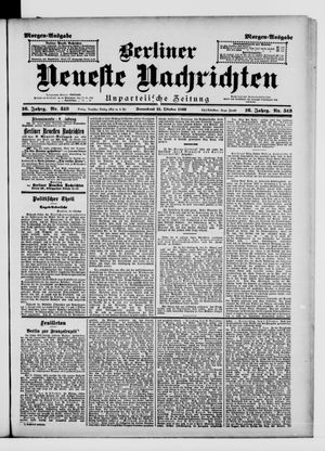 Berliner Neueste Nachrichten vom 31.10.1896