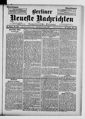 Berliner Neueste Nachrichten vom 31.10.1896