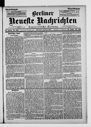 Berliner Neueste Nachrichten on Nov 11, 1896