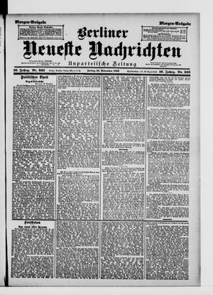 Berliner Neueste Nachrichten vom 13.11.1896