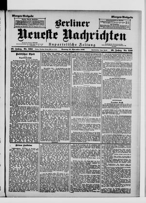 Berliner Neueste Nachrichten vom 15.11.1896
