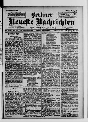 Berliner Neueste Nachrichten vom 16.11.1896