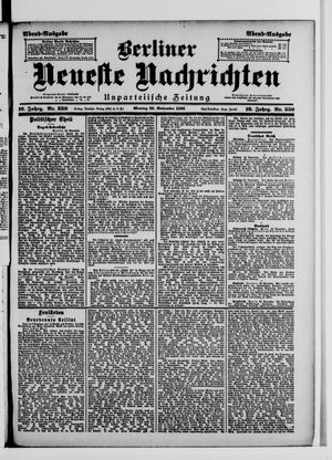 Berliner Neueste Nachrichten vom 23.11.1896