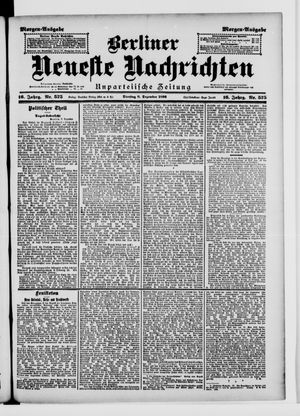 Berliner Neueste Nachrichten vom 08.12.1896