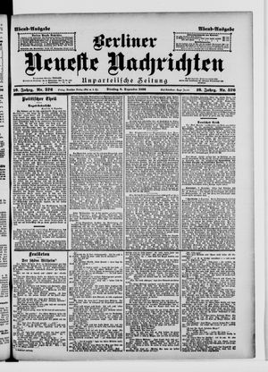 Berliner Neueste Nachrichten vom 08.12.1896