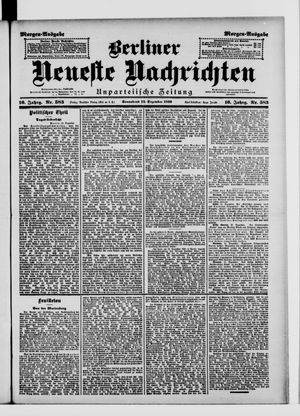 Berliner Neueste Nachrichten vom 12.12.1896