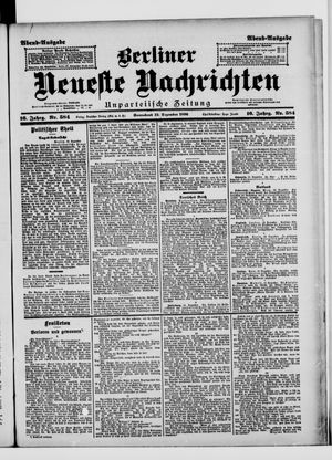 Berliner Neueste Nachrichten vom 12.12.1896