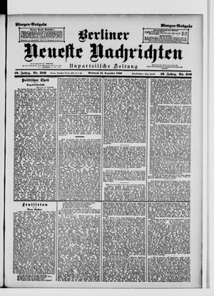 Berliner Neueste Nachrichten vom 16.12.1896