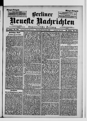 Berliner Neueste Nachrichten on Dec 17, 1896