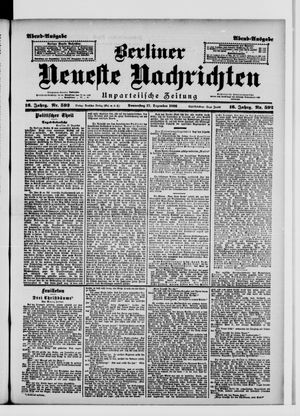 Berliner Neueste Nachrichten on Dec 17, 1896