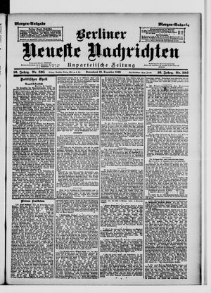 Berliner Neueste Nachrichten vom 19.12.1896