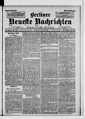 Berliner Neueste Nachrichten vom 19.12.1896