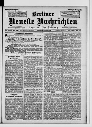 Berliner Neueste Nachrichten vom 20.12.1896