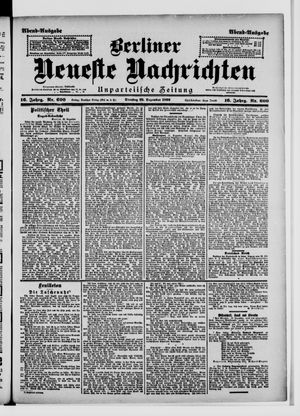 Berliner Neueste Nachrichten vom 22.12.1896