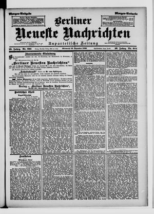 Berliner Neueste Nachrichten vom 23.12.1896