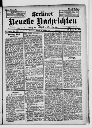 Berliner Neueste Nachrichten vom 29.12.1896