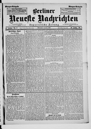 Berliner Neueste Nachrichten vom 06.01.1897