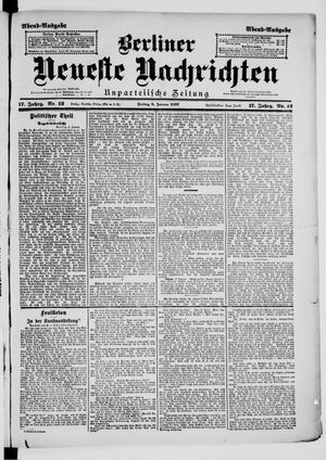 Berliner neueste Nachrichten on Jan 8, 1897