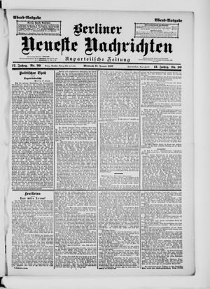 Berliner neueste Nachrichten vom 13.01.1897