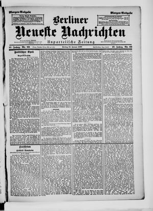 Berliner neueste Nachrichten vom 15.01.1897