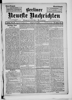 Berliner neueste Nachrichten vom 15.01.1897