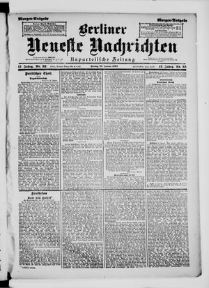 Berliner neueste Nachrichten vom 22.01.1897