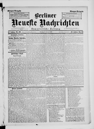Berliner neueste Nachrichten vom 02.02.1897