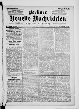 Berliner neueste Nachrichten vom 04.02.1897