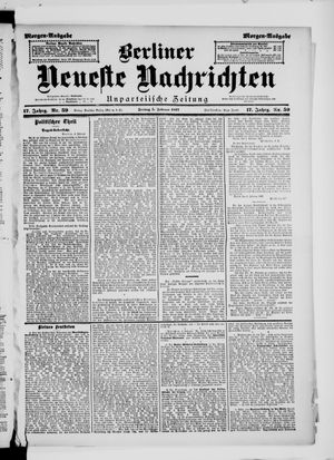 Berliner neueste Nachrichten vom 05.02.1897