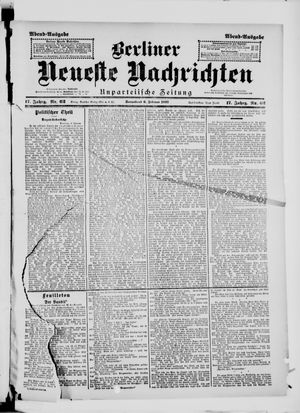 Berliner neueste Nachrichten vom 06.02.1897
