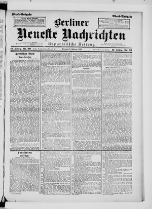 Berliner Neueste Nachrichten on Feb 9, 1897
