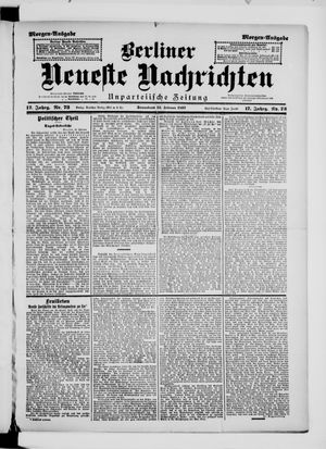 Berliner Neueste Nachrichten vom 13.02.1897