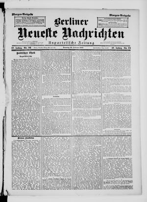 Berliner neueste Nachrichten vom 14.02.1897