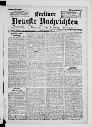 Berliner Neueste Nachrichten vom 19.02.1897