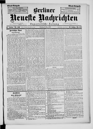 Berliner neueste Nachrichten vom 02.03.1897