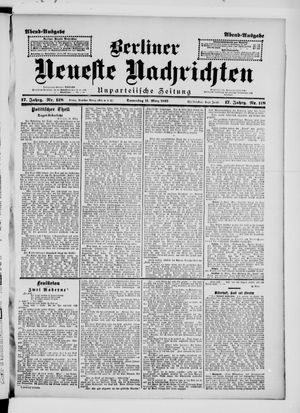 Berliner neueste Nachrichten vom 11.03.1897