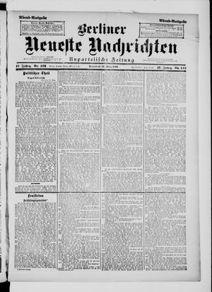 Berliner neueste Nachrichten vom 13.03.1897