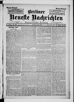 Berliner Neueste Nachrichten vom 17.03.1897