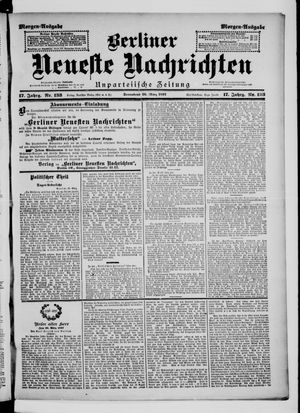 Berliner Neueste Nachrichten vom 20.03.1897