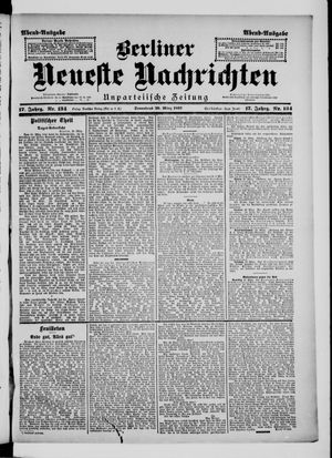 Berliner neueste Nachrichten vom 20.03.1897