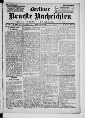 Berliner neueste Nachrichten vom 24.03.1897