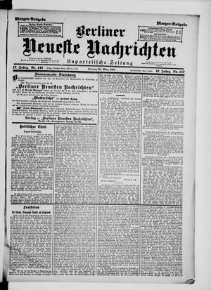 Berliner neueste Nachrichten vom 28.03.1897