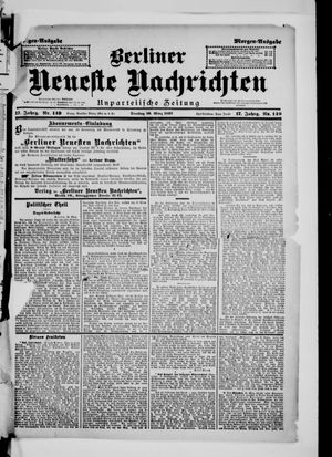 Berliner Neueste Nachrichten on Mar 30, 1897