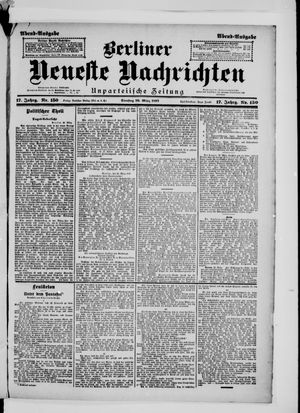 Berliner neueste Nachrichten vom 30.03.1897