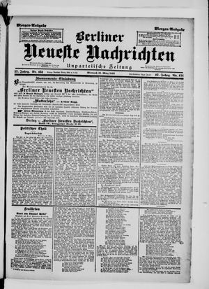 Berliner Neueste Nachrichten vom 31.03.1897