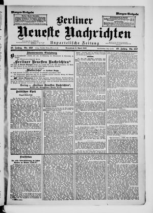 Berliner neueste Nachrichten vom 03.04.1897
