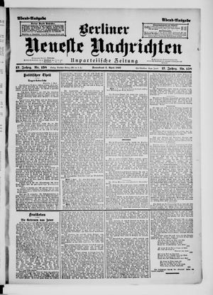 Berliner neueste Nachrichten vom 03.04.1897