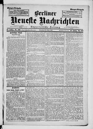 Berliner neueste Nachrichten vom 10.04.1897