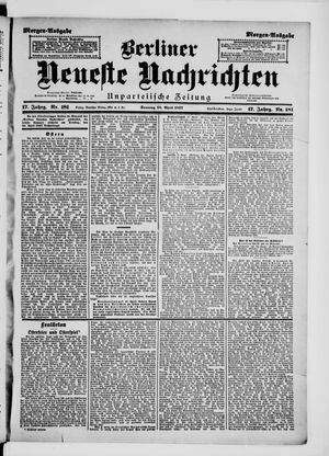Berliner Neueste Nachrichten vom 18.04.1897